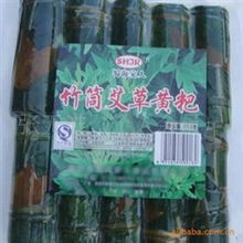 四川特色竹筒艾草黄粑 传统蕲艾制品的休闲糕点新选择